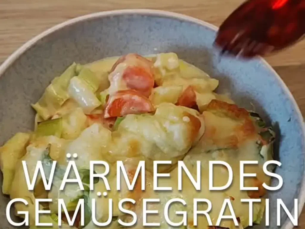 Gemüseauflauf mit Kartoffeln und Karotten