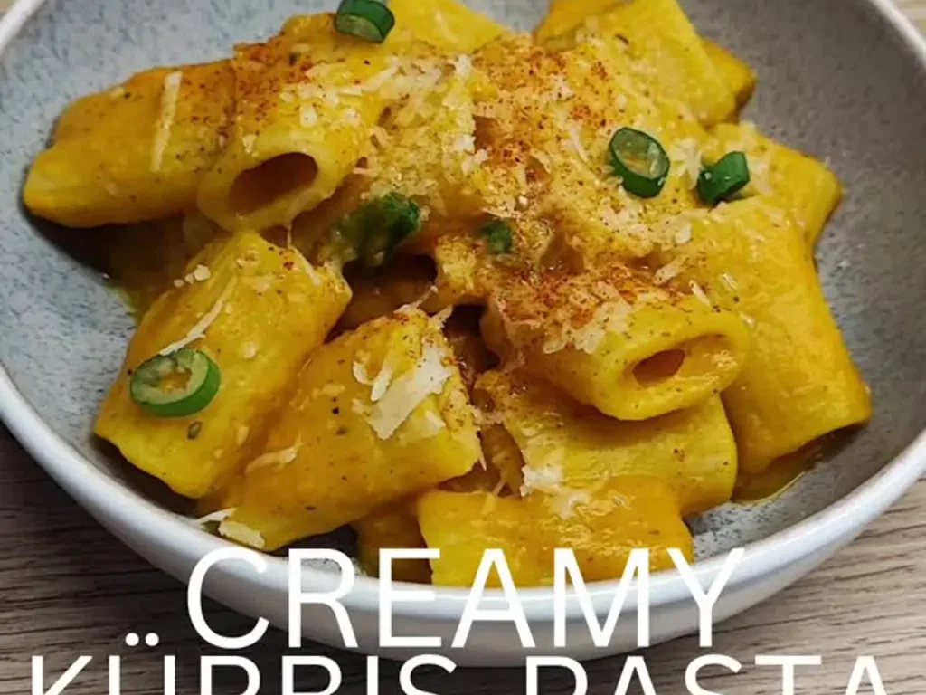 Kürbis-Pasta mit Parmesan