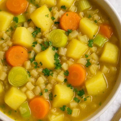 Veganer Kartoffel-Gemüse-Eintopf