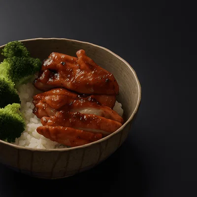 BBQ Chicken Bowl mit Brokkoli