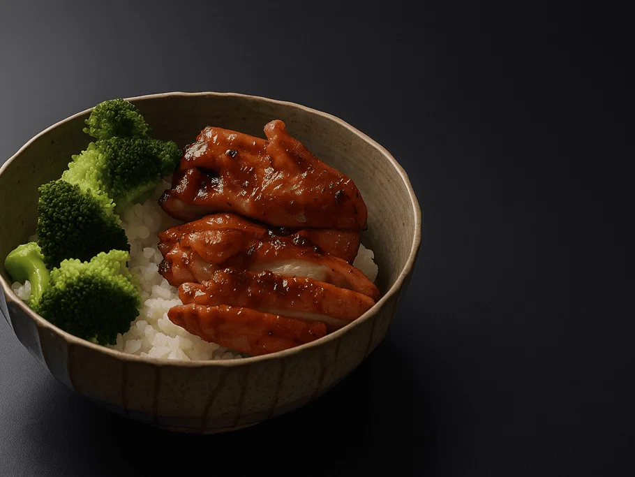 BBQ Chicken Bowl mit Brokkoli