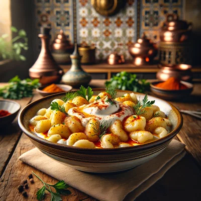 Vegetarische Gnocchi Manti Bowl