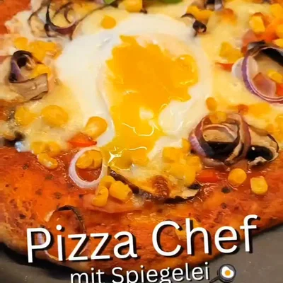 Pizza mit Spielei