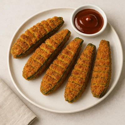 Knusper-Zucchini-Fächer à la Jane