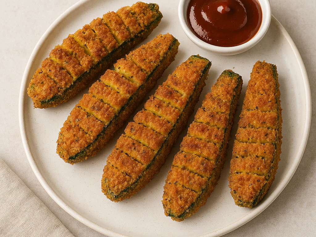Knusper-Zucchini-Fächer à la Jane