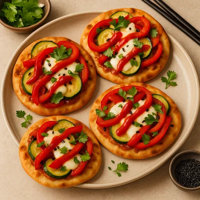 Naan-Pizza Goes Tokyo