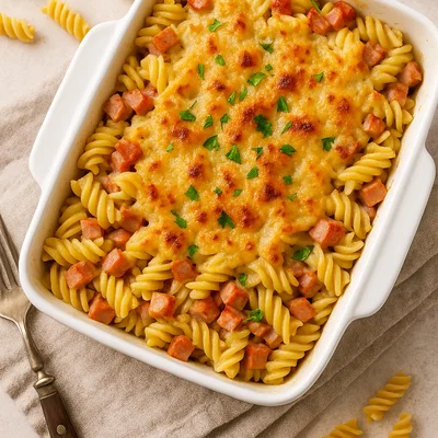 Veganer Nudelauflauf