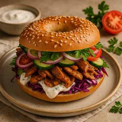 Kebagel – Dönerteller im Bagel-Format