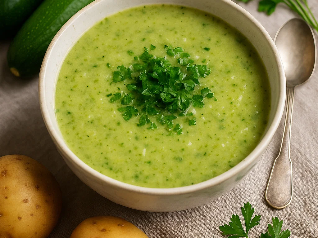 Cremige Zucchini-Kartoffel-Suppe