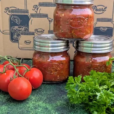 Eingekochte Tomatensoße
