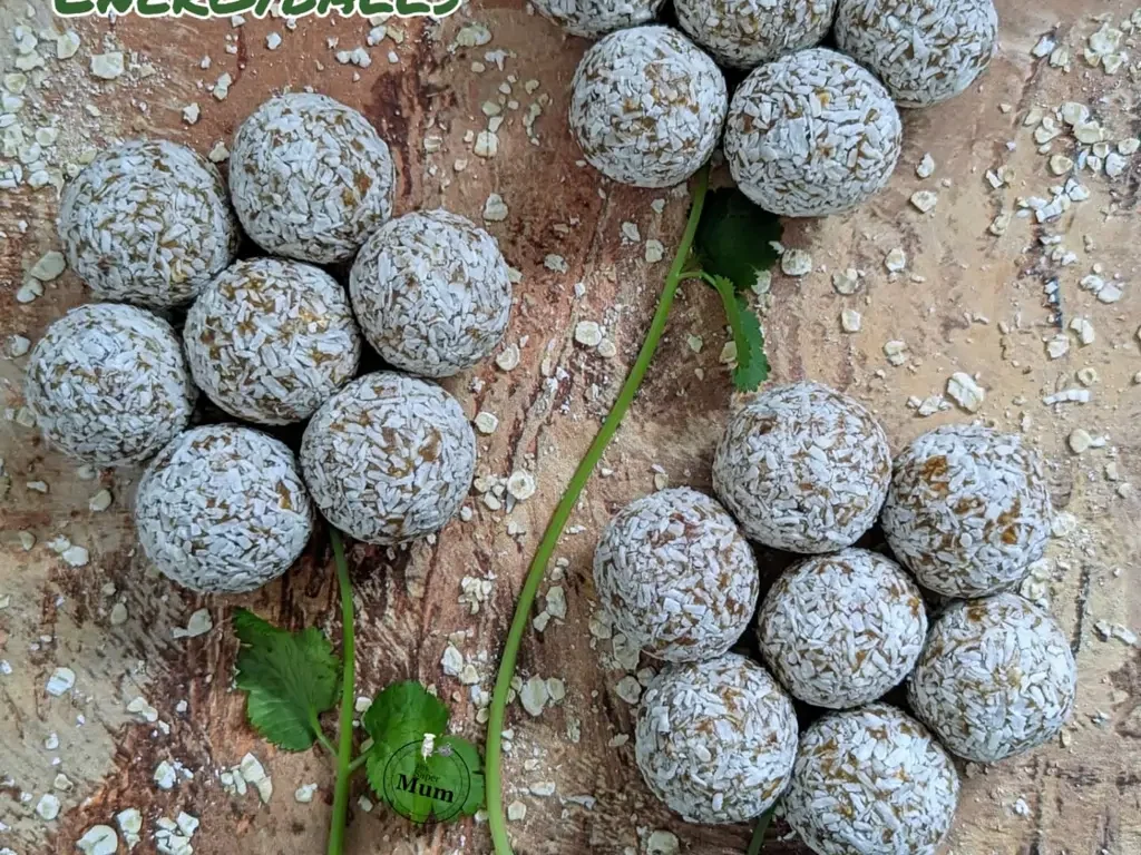 Vegane zuckerfreie Energyballs