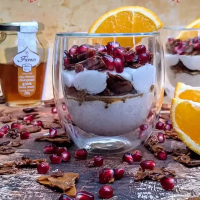 Honig-Mandel-Dessert