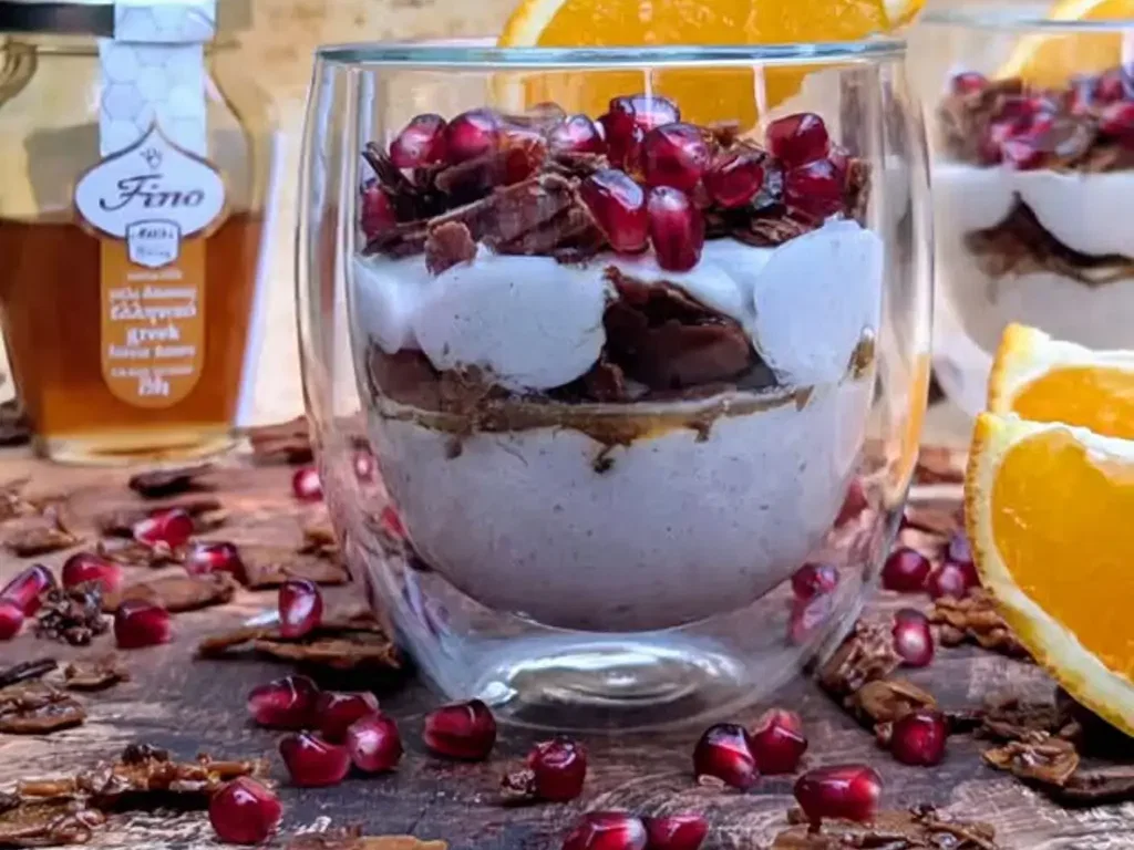 Honig-Mandel-Dessert