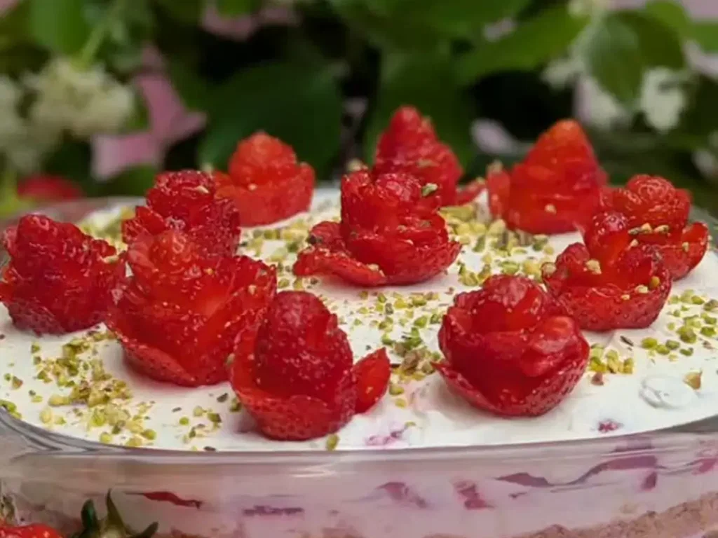 Erdbeer Schicht Dessert