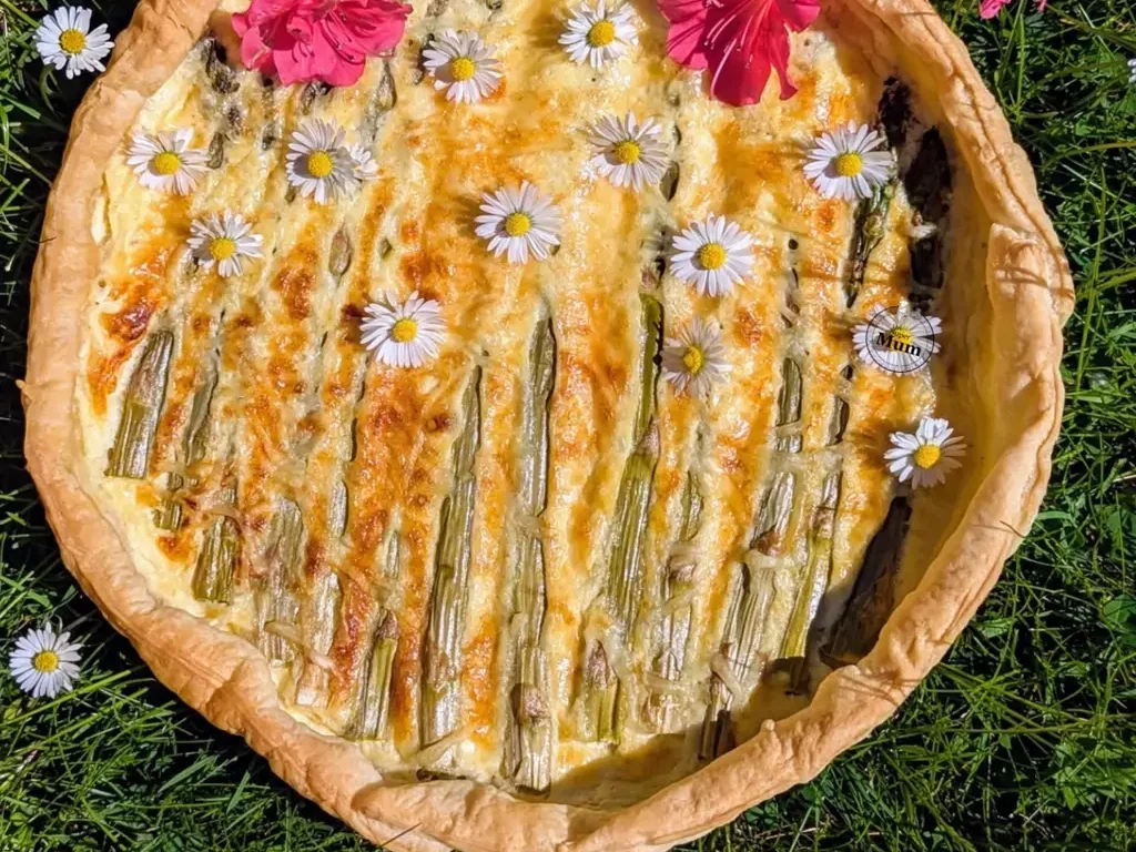 Spargelquiche zum Muttertag