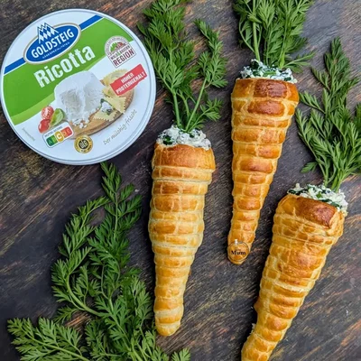 Blätterteig-Möhren
