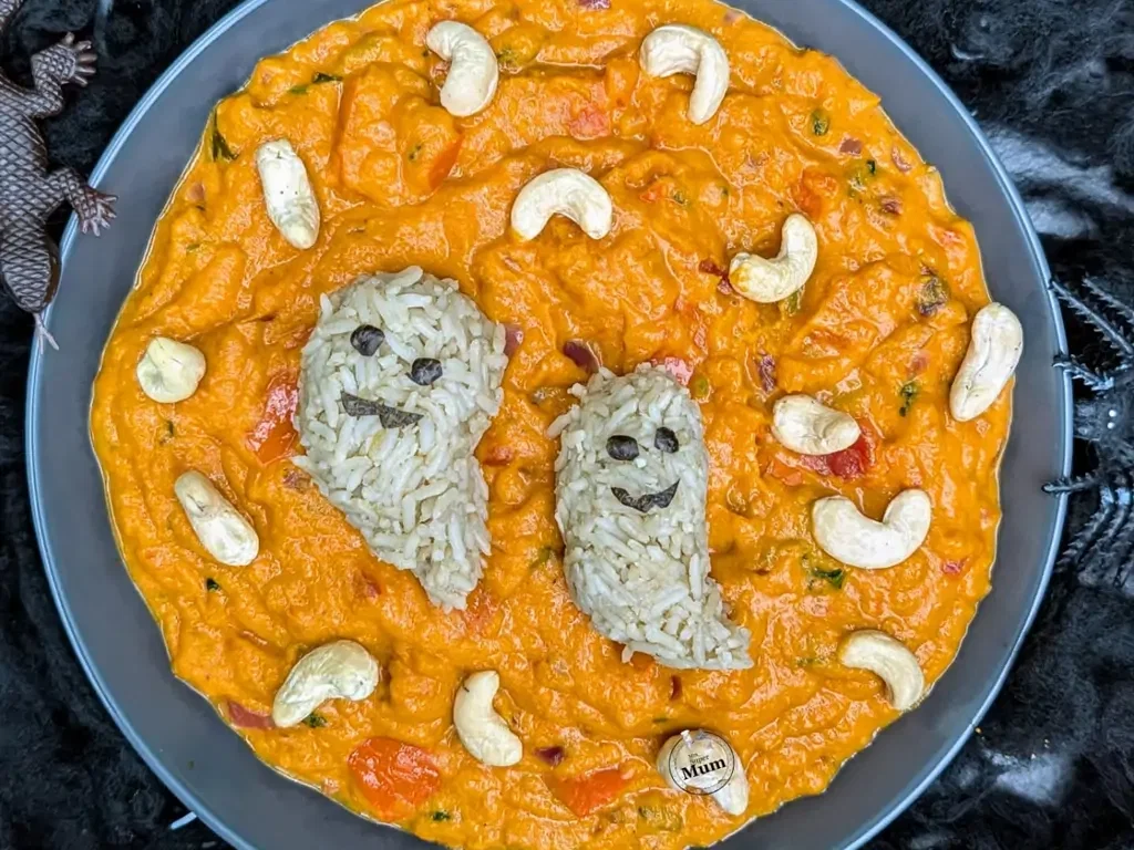 Veganes Kürbis-Curry - Halloween Edition