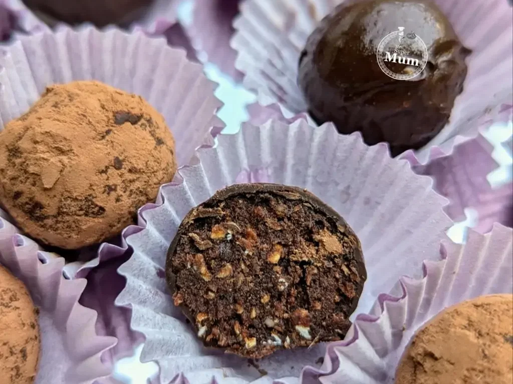 Zuckerfreie vegane Eispralinen