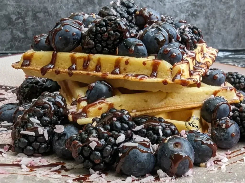 Fruchtige Waffeln