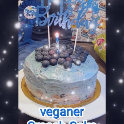Vegane Blaubeer Torte