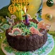 Schokokuchen mit Dino-Deko – Bild 2