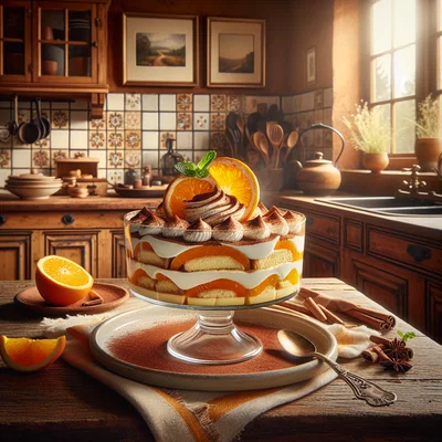 Zimtiges Orangen-Tiramisu