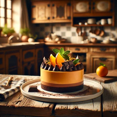 Orangen-Kakao-Mousse