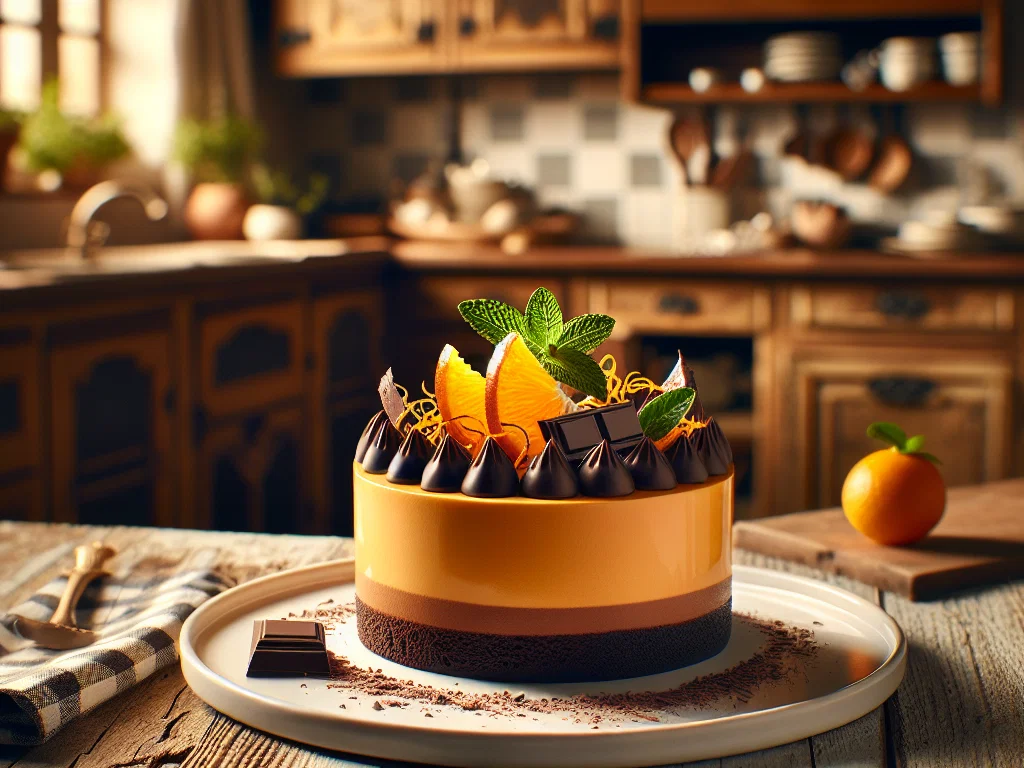 Orangen-Kakao-Mousse