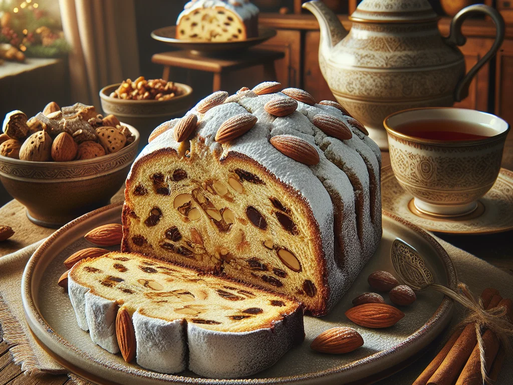 Glutenfreier Mandelnuss-Stollen