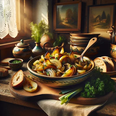 Lauch-Birnen-Chutney mit Ingwer und Apfelessig