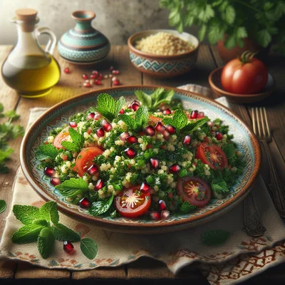 Tabbouleh mit Granatapfel