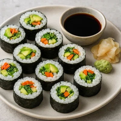 Cover der Sammlung Vegetarische Sushi Köstlichkeiten
