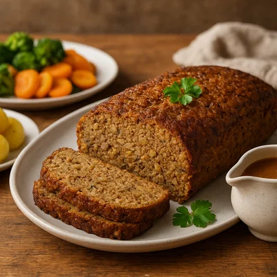 Veganer Nussbraten mit Maroni