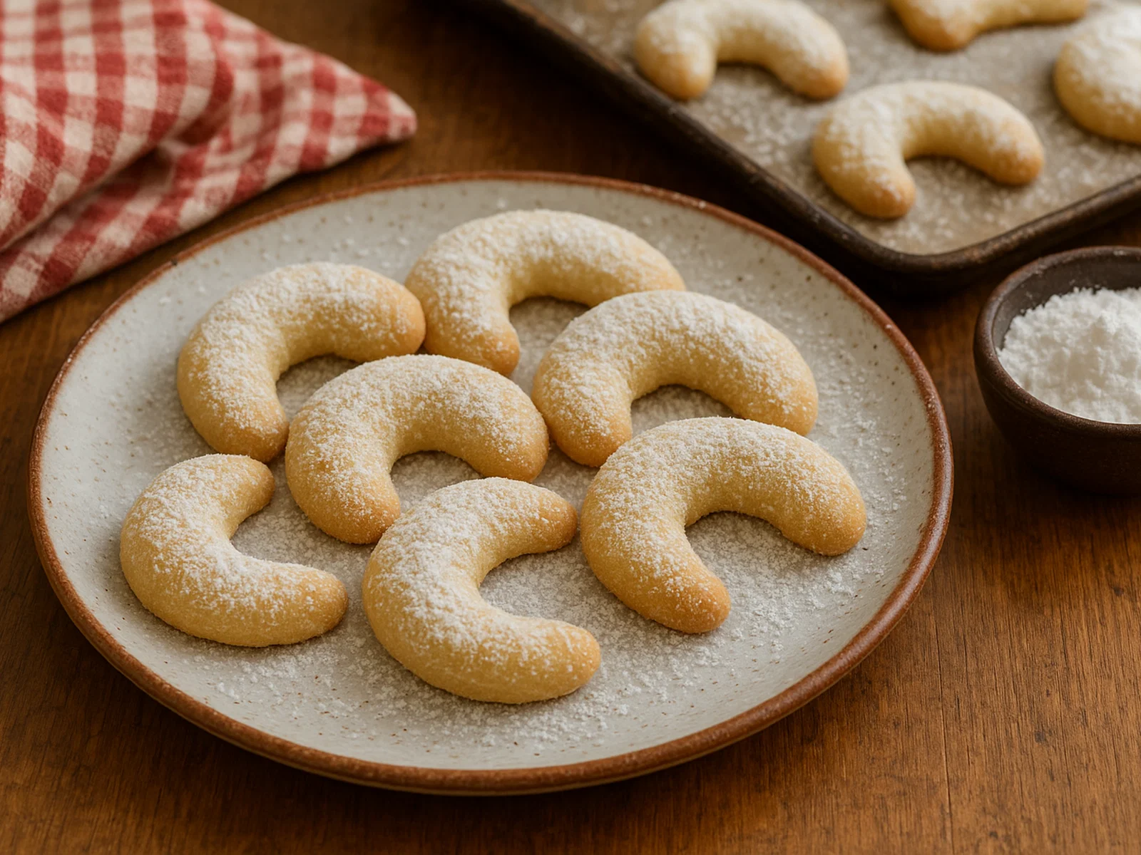 Klassische Vanillekipferl