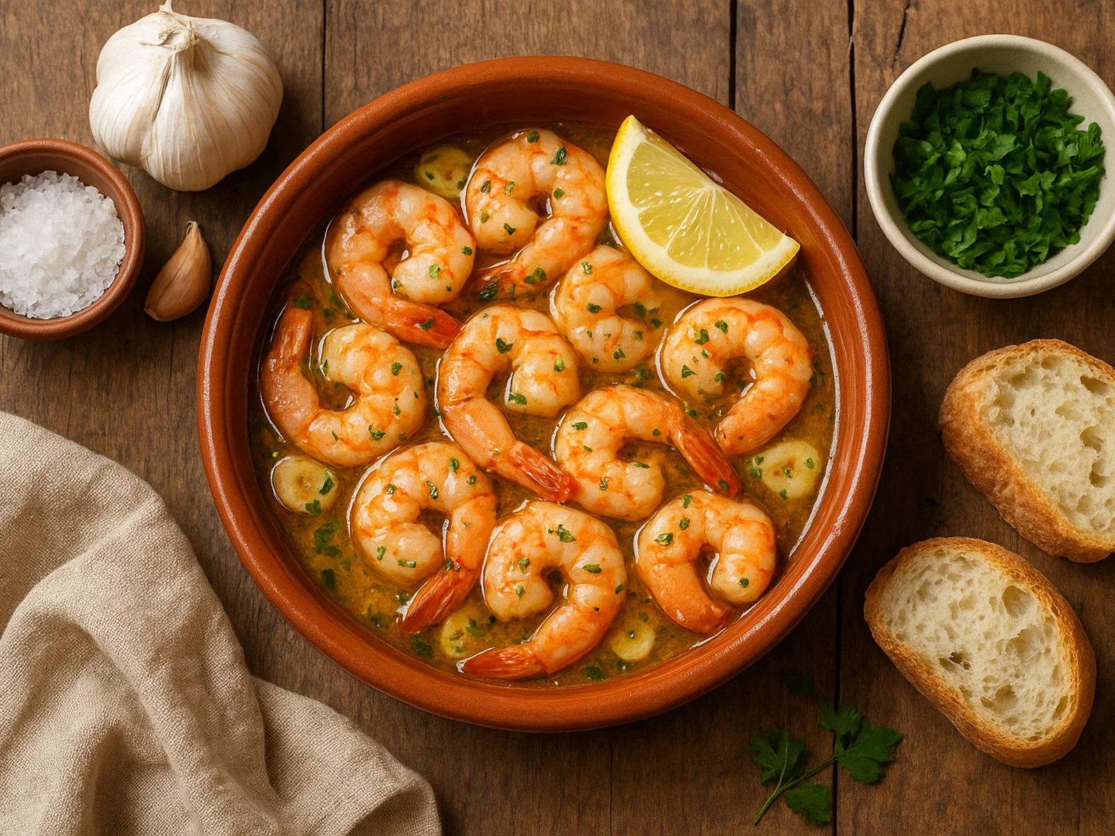 Gambas al Ajillo – Garnelen in Knoblauch-Olivenöl mit Chili