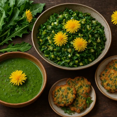 Cover der Sammlung Wilde Küche: 20 kreative Rezepte mit Löwenzahn