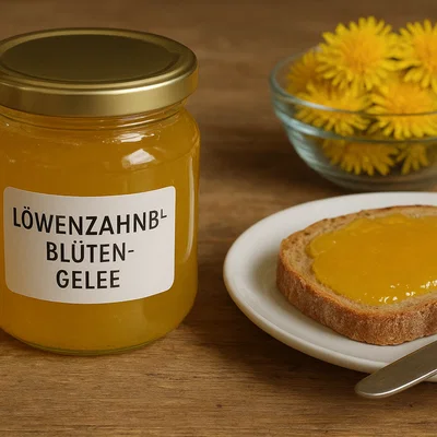 Löwenzahnblüten-Gelee fürs Frühstücksbrot