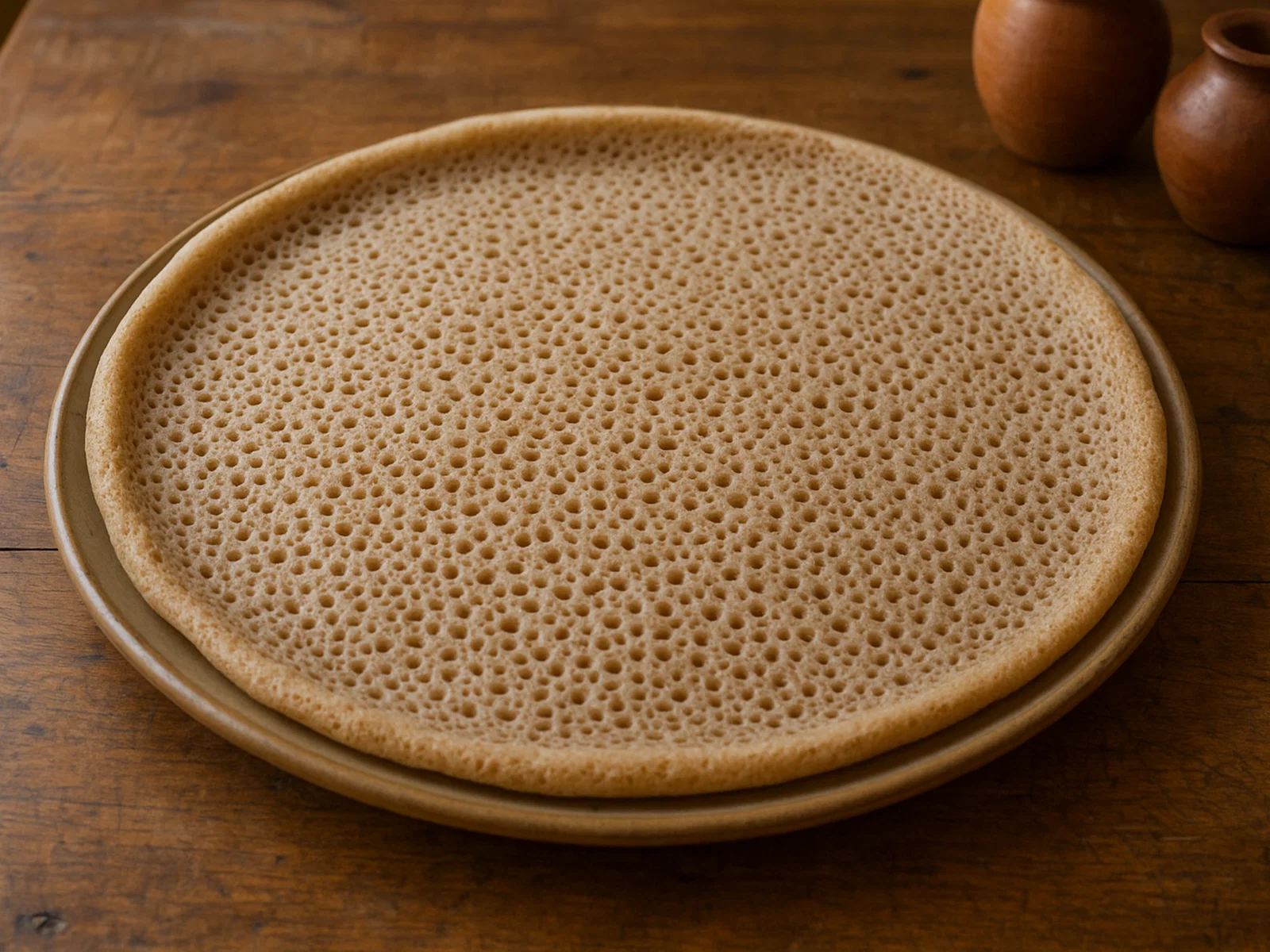 Äthiopisches Injera aus Teff