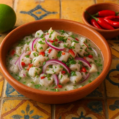 Klassisches peruanisches Ceviche