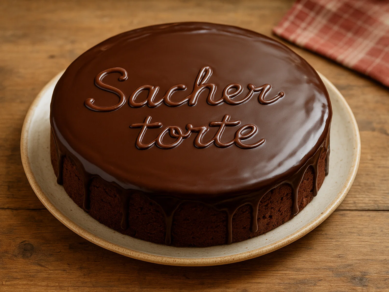 Klassische Wiener Sachertorte