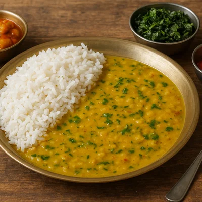 Dal Bhat – Nepalesischer Linseneintopf mit Reis