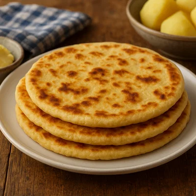 Lókse – Traditionelle Kartoffelteigfladen aus dem Ofen oder aus der Pfanne