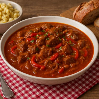 Burgenländischer Lammgulasch