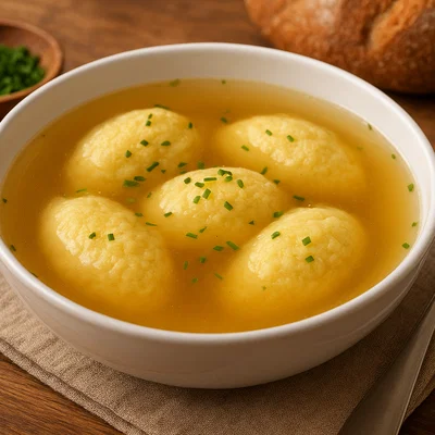 Klassische Grießnockerlsuppe
