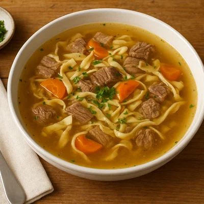 Kräftige österreichische Rindssuppe