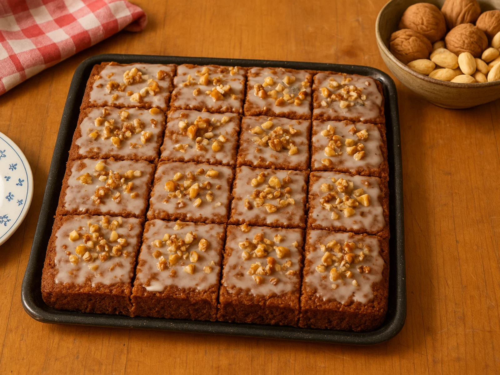 Österreichische Lebkuchen vom Blech
