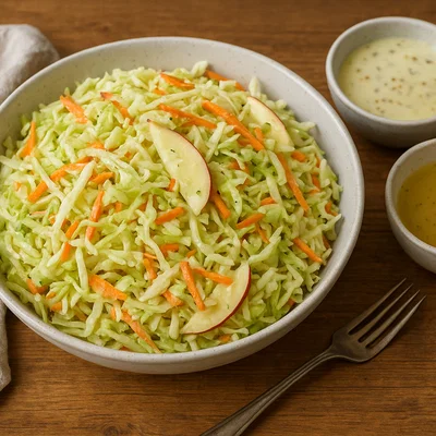 Knackiger Krautsalat mit zwei Dressing-Varianten