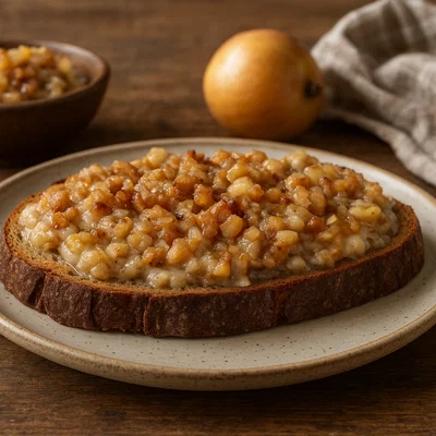 Grammelschmalzbrote (herzhaft belegte Brote mit Grammelschmalz)