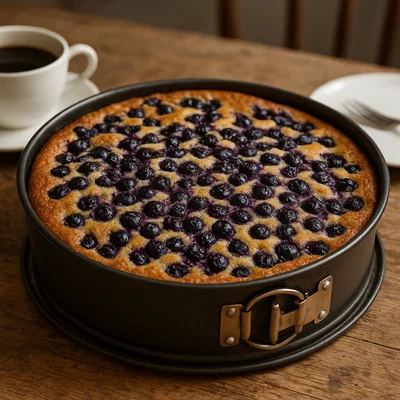 Heidelbeerkuchen aus der Springform