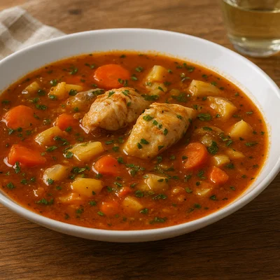 Wörthersee-Fischersuppe